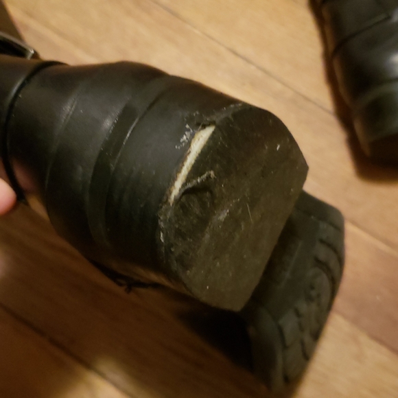 Vince Camuto Black Riding Boots - Picture 3 of 3